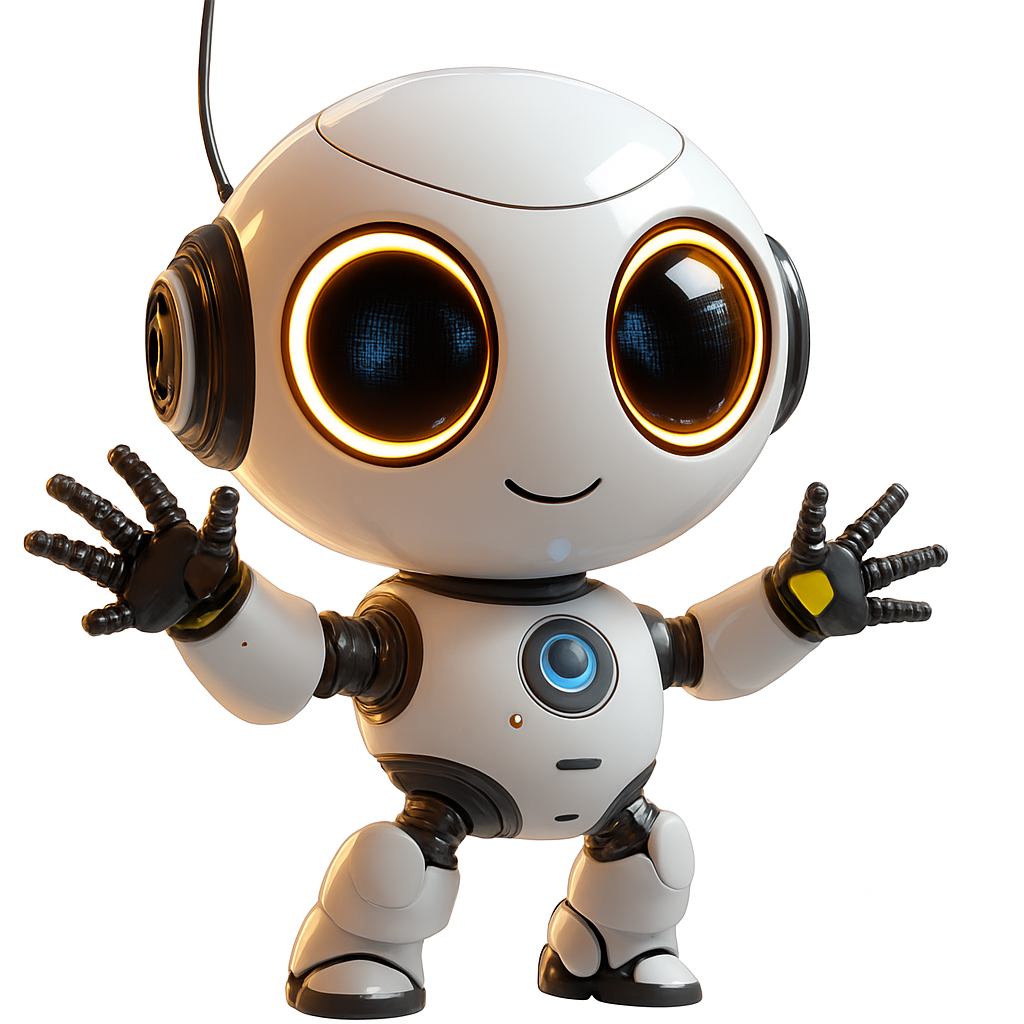 Image of a white robot - Software Development Company in Kochi  | Smartlounge IT Solutions